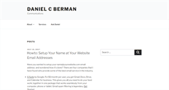 Desktop Screenshot of danielcberman.com